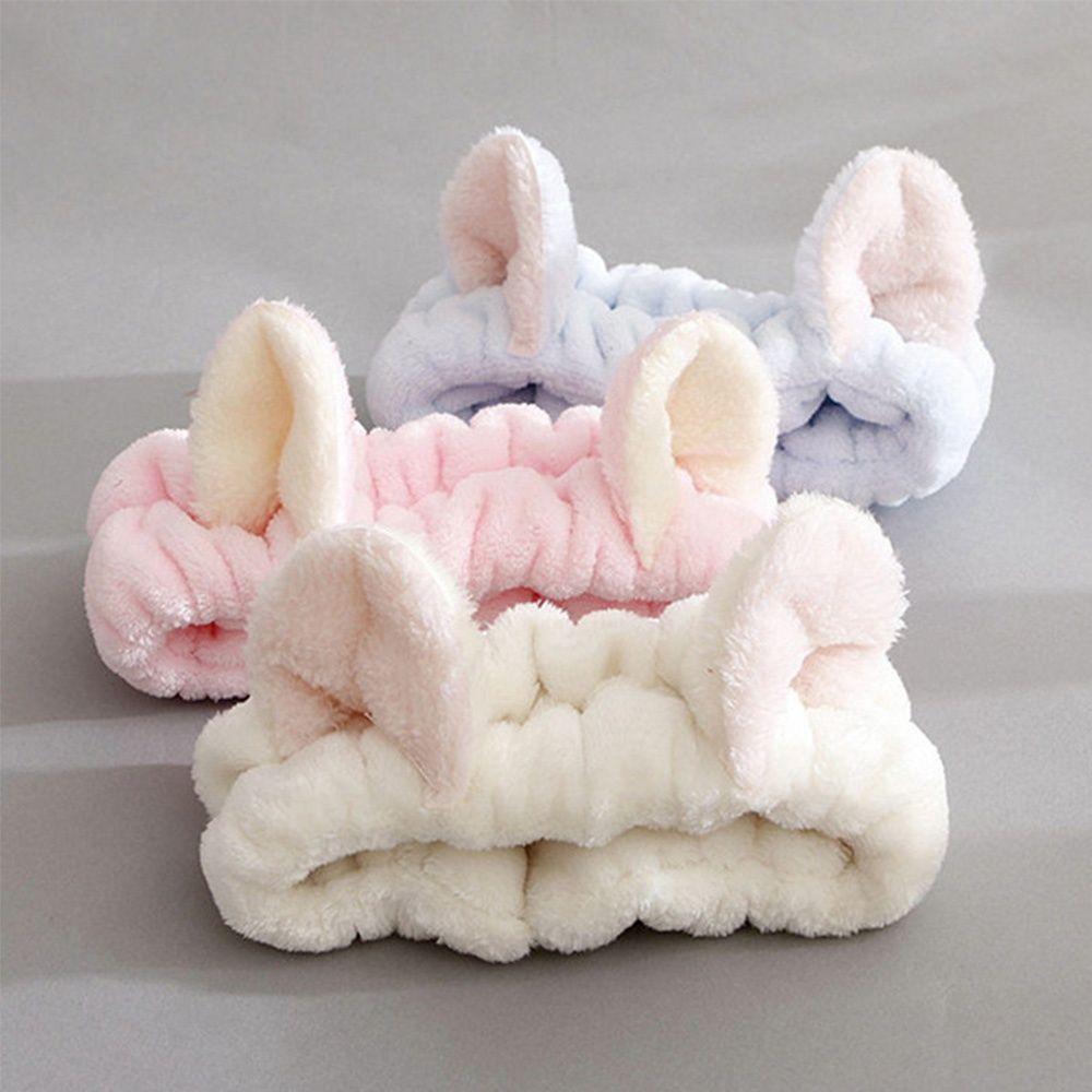 Girls Hot Makeup Tools Spa Womens Accessories Clean Face Headband Fluffy Cat Ears Hair Band