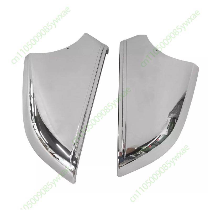 For Tesla Model S 2014- Chrome Side Door Mirror Cover Wing Rear View Mirror Shell Lower Holder 21483005 21483006 Replacement