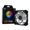 ASUS TUF Gaming TF120 120мм ARGB вентилятор Одиночная упаковка Высокопроизводительный гидродинамический подшипник (FDB) Двухслойный светодиодный Aura Sync Высокий воздушный поток ШИМ-вентилятор