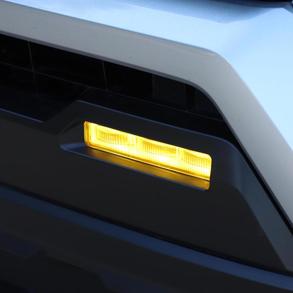 Fog Light Yellow Tinted Cover Trim for Toyota Tacoma 2024 2025, Car Exterior Decoration Accessories (Vinly)