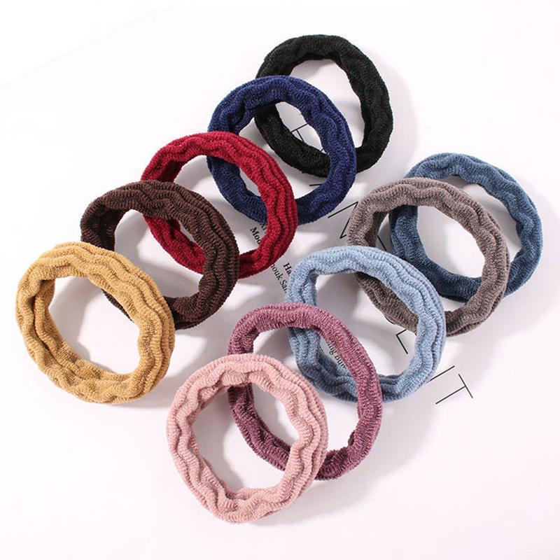 20PCS Women Girls Simple Basic Elastic Hair Bands Ties Scrunchie Holder Rubber Bands Fashion Headband Hair Accessories