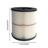 For Craftsman Vacuum Cleaner Filtration Cartridge Replacement Cartridge Filter Vacs Replace Part for 38754 17816 Vac Cleaner