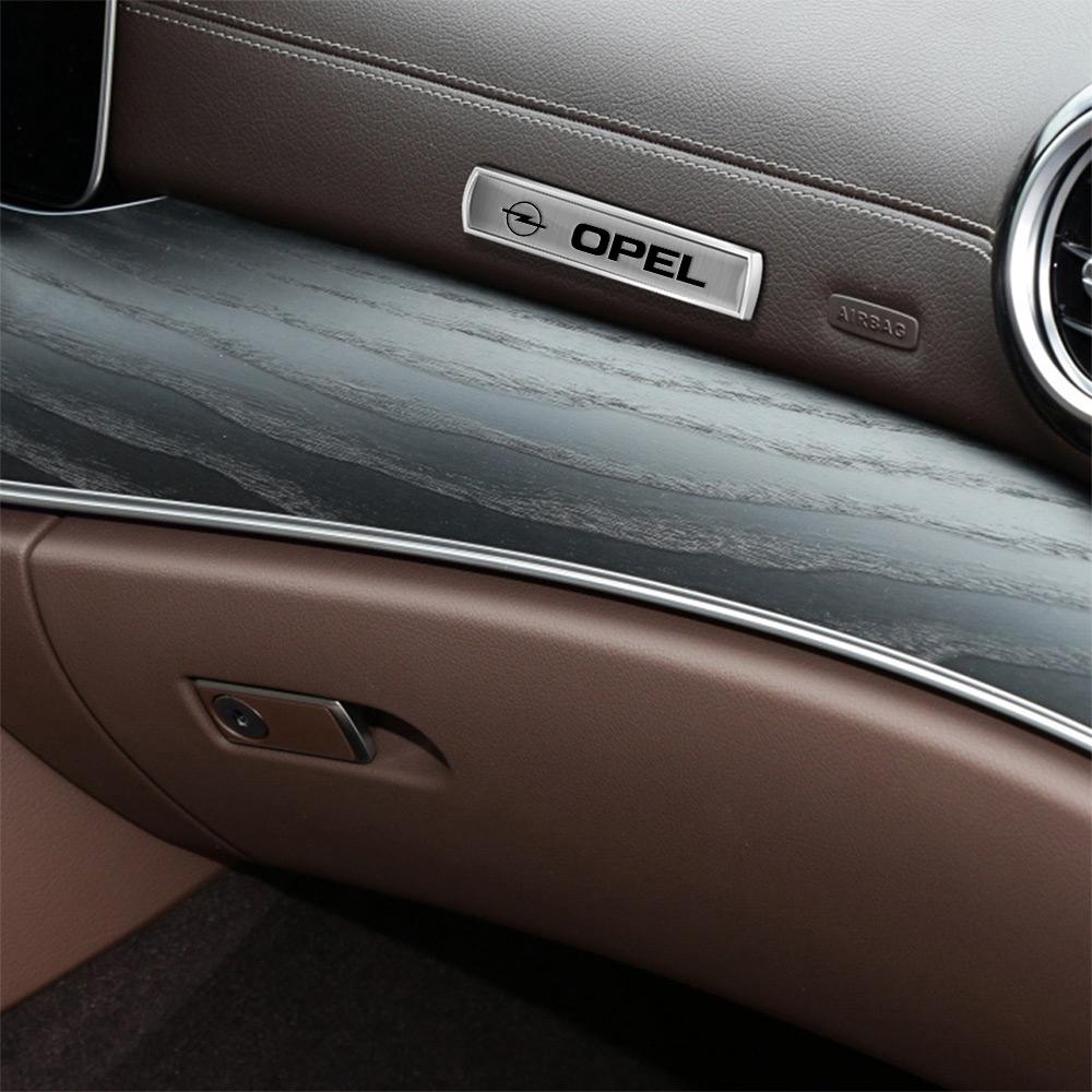 AAAYT1 3D Metal Car Emblem Rear Trunk Side Window Body Sticker Decoratrion For Opel Zafira B Corsa Insignia Mokka Regal Car Accessories