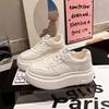 Popular Platform White Shoes, New Versatile Sports Casual Wear In Summer 2025, Lace-up Lightweight Women's Shoes, Board Shoes