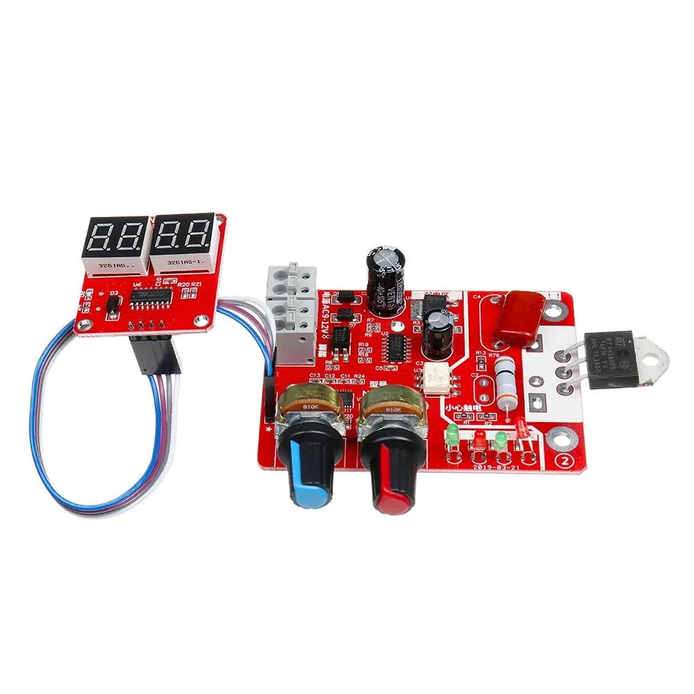 Spot Welder Controller Adjustable Time Current Spot Welder Control Board Digital Display Portable DIY Battery Accessories