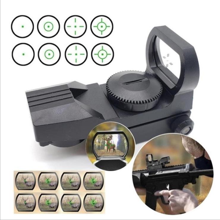 Аксессуары для пистолета, игрушка, горячая тактическая голографическая сетка, рефлекс, красный, зеленый, точечный прицел, подходит для рельса