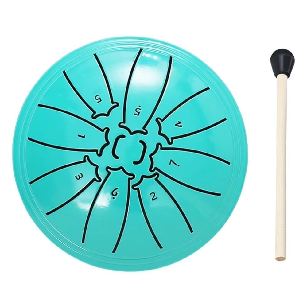 4 Inch 8 Notes Mini Hand Pan Drums Ethereal Sound Meditation Drum Steel Tongue Drum Set Beginner