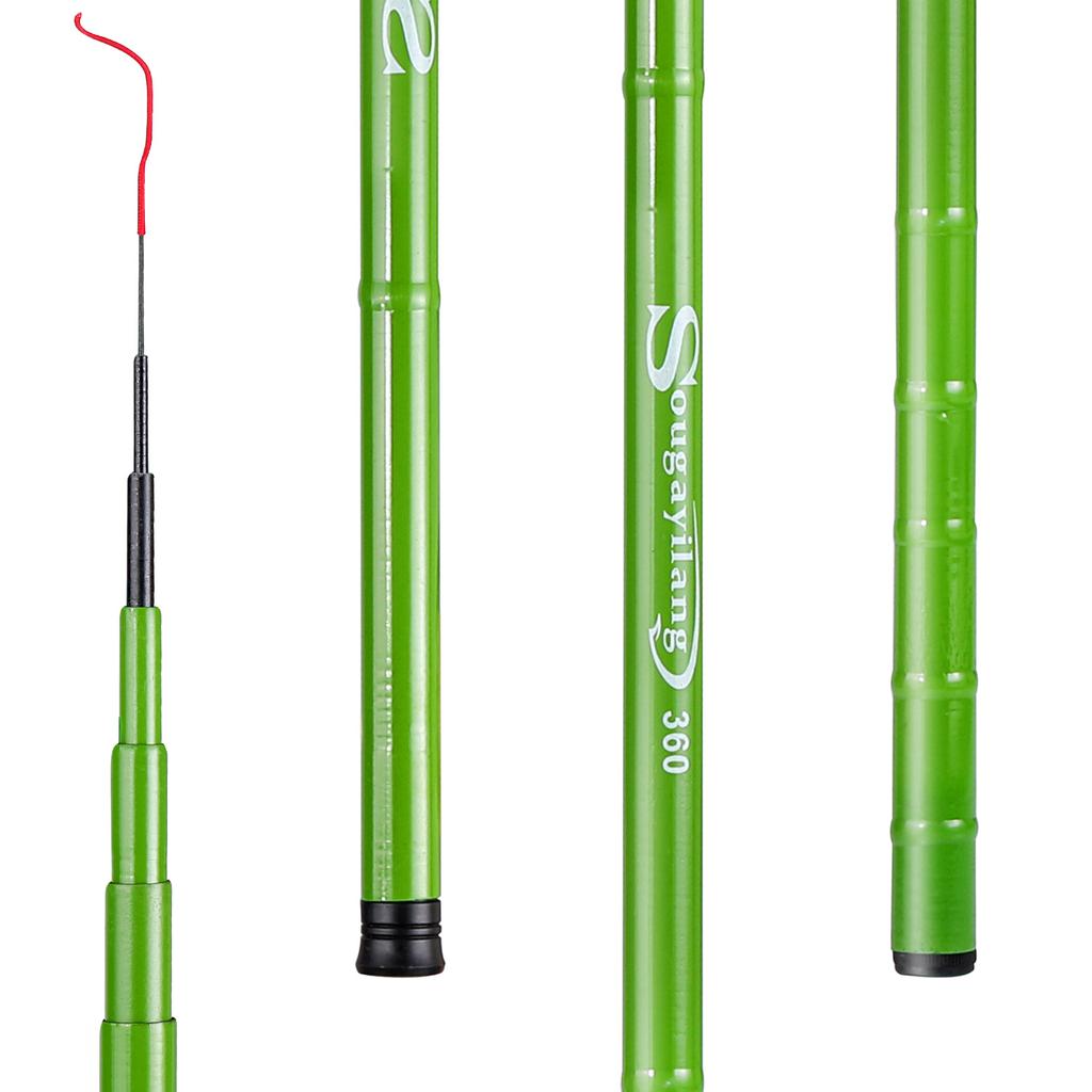 SOUGAYILANG Fishing Rod RotatingFishing Rods Telescopic Fishing Poles Super Hard Ultra Light Fishing Fishing Float Set