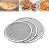 6''-12'' Home  Oven Net Kitchen Baking Tray Aluminium Mesh Plate Pan Pizza Screen
