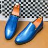 Fashion Business Men Casual Loafers Europe America One Can Wear Light Comfortable Fashionable Smal Leather Shoes Travel Shoes Size 38-46