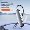 Док-станция 5-в-1 Type-C, концентратор USB-C, гигабитный Ethernet 4K HDMI-адаптер для ноутбука