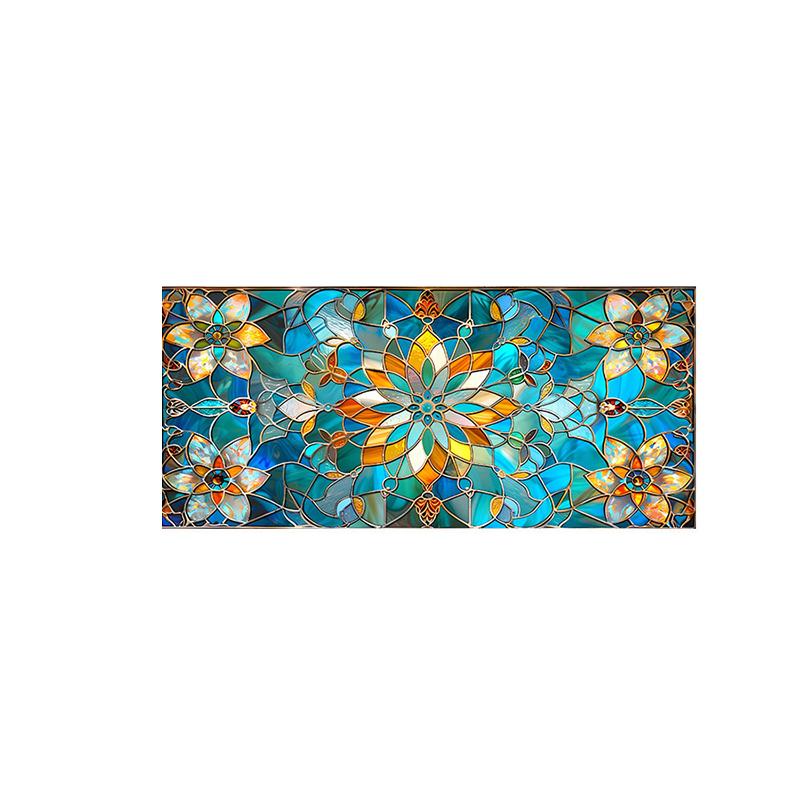 Антистатическая пленка для окон Защита конфиденциальности Многоразовая цветочная стеклянная пленка Защита от ультрафиолета Декоративная наклейка на окно Украшение дома