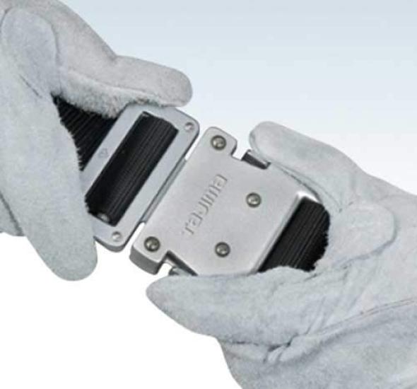 Пояс безопасности Tajima New Standard Нагрудный пояс L Размер Черный Длина 145 см Кованая пряжка, устойчивая к ударам и долговечная Специальный толстый нейлоновый ремень