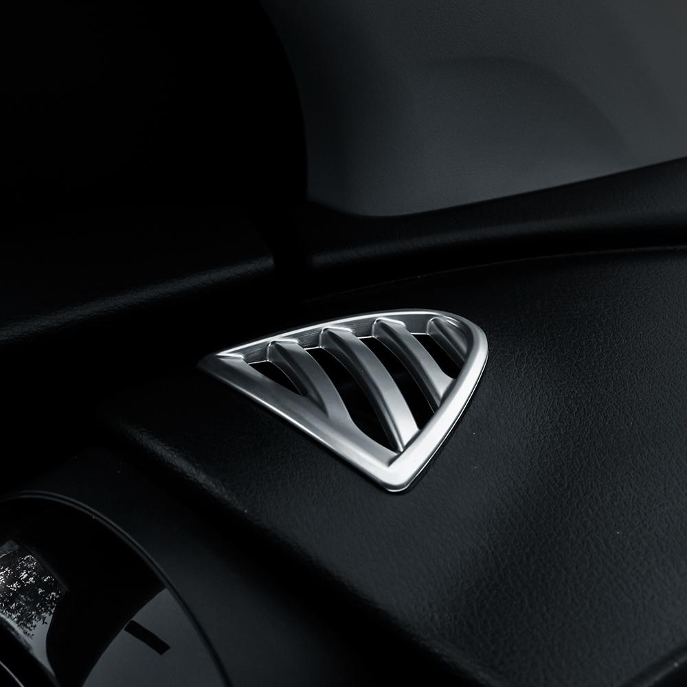 Для Nissan Kicks 2017 2018 2019 2020 2025 2025 LHD Наклейка на воздуховод кондиционера Крышка выхода кондиционера Стайлинг Аксессуары для интерьера