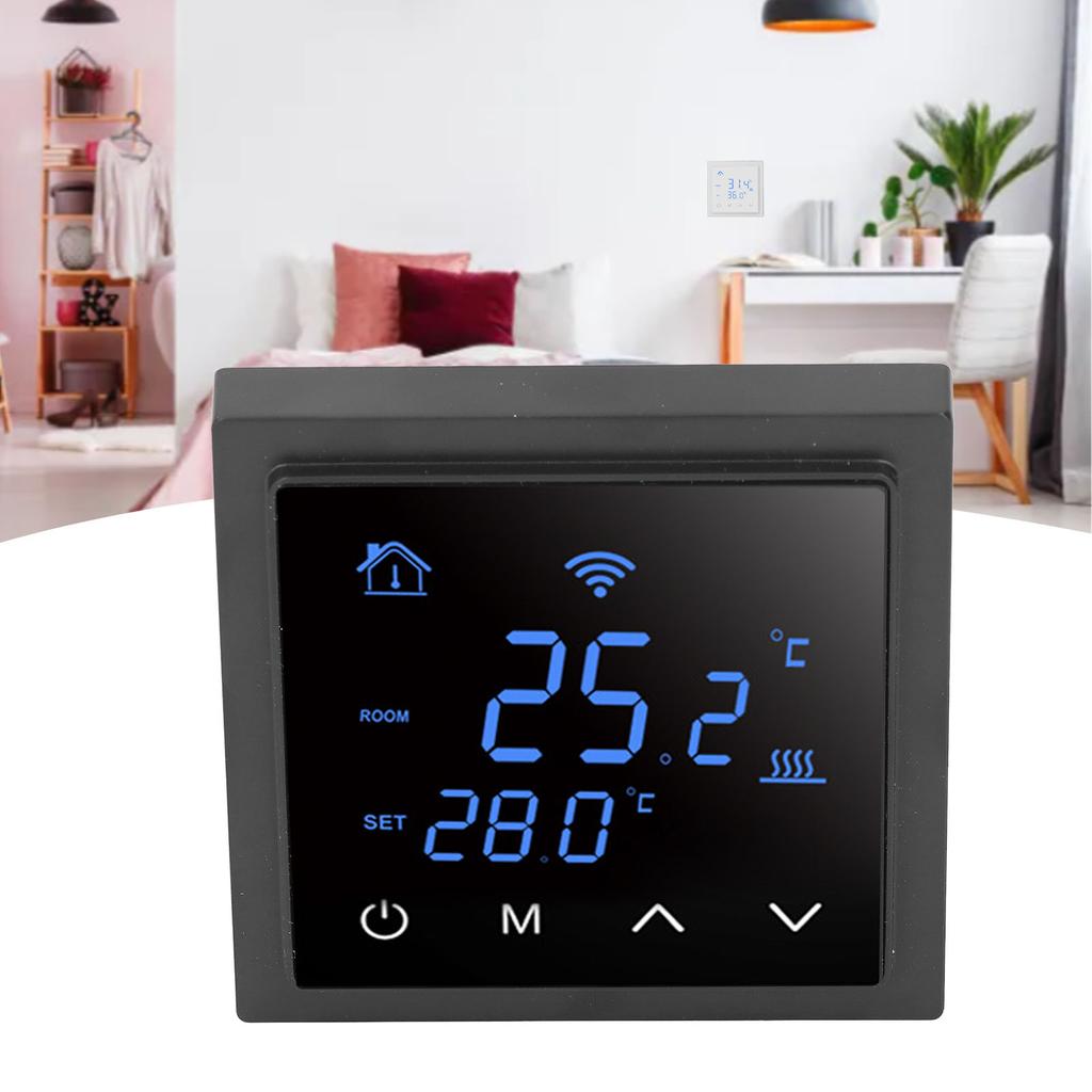 Термостат для подогрева пола 16A WiFi Умный электрический термостат для подогрева пола с функцией голоса f