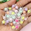 50Pcs 8.9*16.6mm Transparent Crystal Candy Shaped Cored Beads Children Gifts DIY Handmade Materials