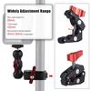 Andoer Multi function Ball Head Clamp Ball Mount Clamp Arm Super Clamp with 1 4 20 Thread for GPS Phone LCD DV Monitor