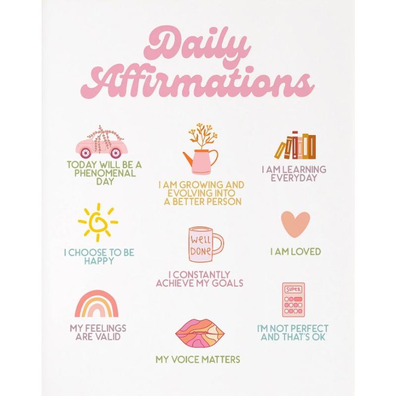 Mental Health Awareness Affirmation Therapy Therapist Art Poster Canvas Painting Wall Prints Picture for Room Home Decor