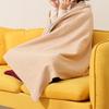 Portable Heated Shawl,Heated Shawl Wraps For Women Ultra Cozy Washable Throw Blanket Warmth Products For Traveling 150x80cm