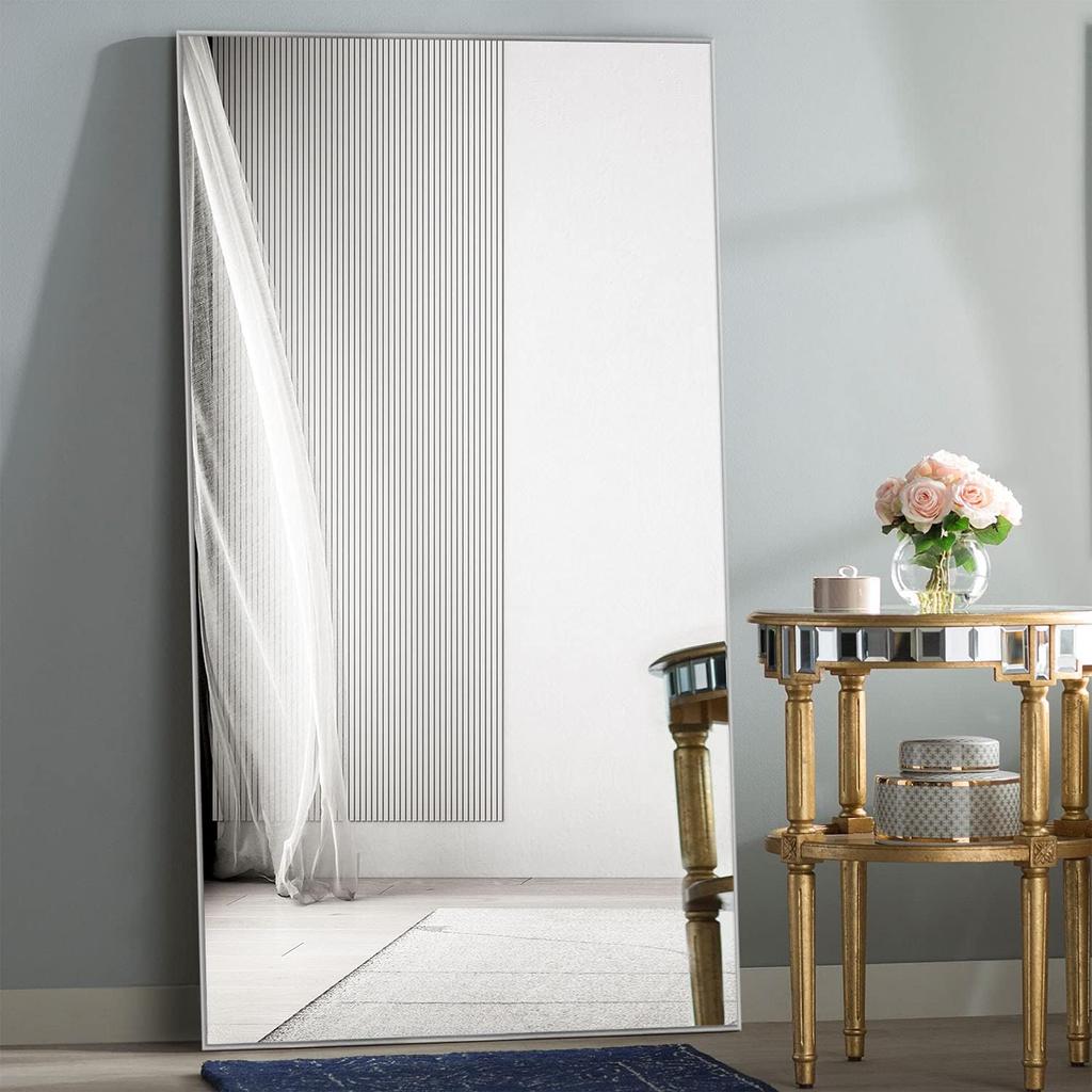 MiraHope Full Body Full Body Standing Full Body Wall Hanging Mirror Mirror, Stylish, Mirror, Large, Full-length Mirror, Mirror, Mirror, (146x80cm,