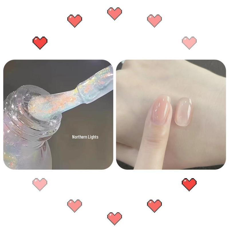 Aurora Отбеливающий Быстросохнущий Без Запаха Снимающийся Лак для Ногтей