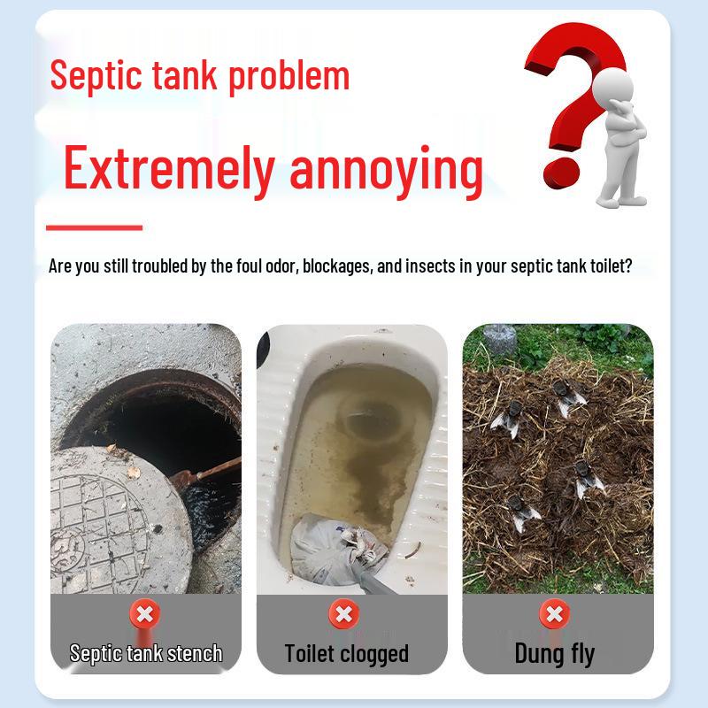 Биодеградер для септика: Мощное средство для устранения запахов и засоров для сухих туалетов и очистки труб