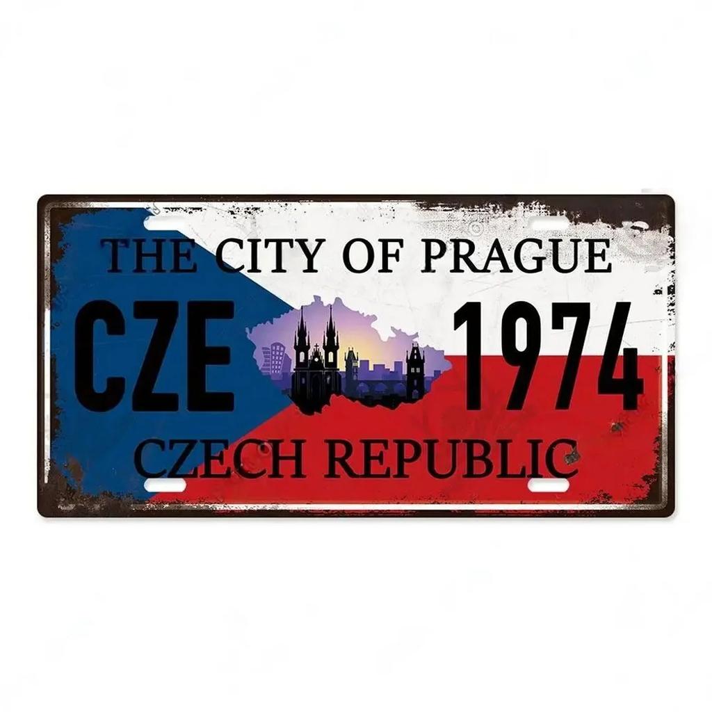 Париж Берлин Мадрид Москва Металлические Жестяные Вывески Винтажная Табличка Автомобильный Номерной Знак Рельефная Бирка Гараж Бар Пабы Клубы Домашний Настенный Декор