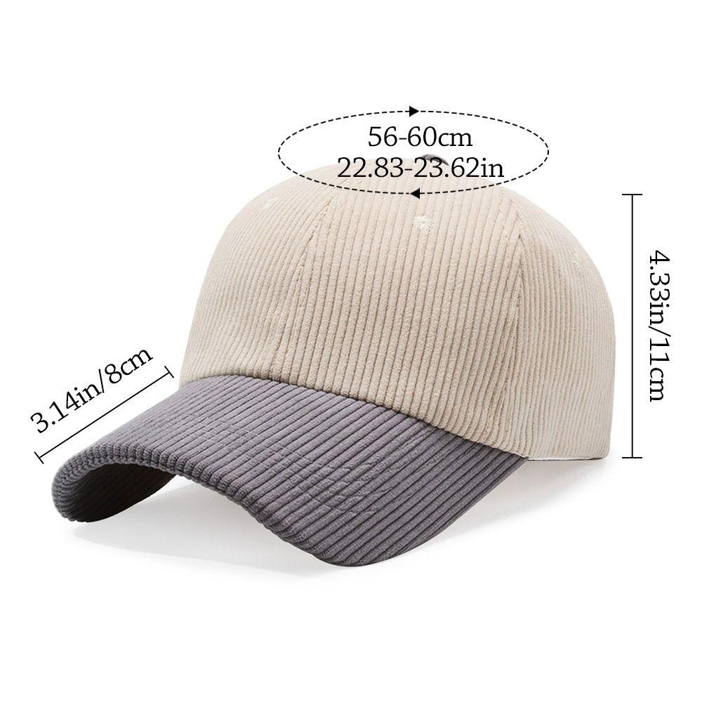 Versatile Baseball Cap Velvet Casual Hat Casual Sport Hats Spring/Summer