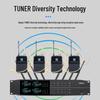 HDCON HT-G840TD UHF True Diversity Беспроводная система с гарнитурой и микрофоном 1-на-4 (Китайская версия)