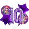 Kpop Demon Hunters Children's Birthday Party Decoration Ball Number Digit 1-10 Balloon Set Baby Shower Party Supplies Gift Toy