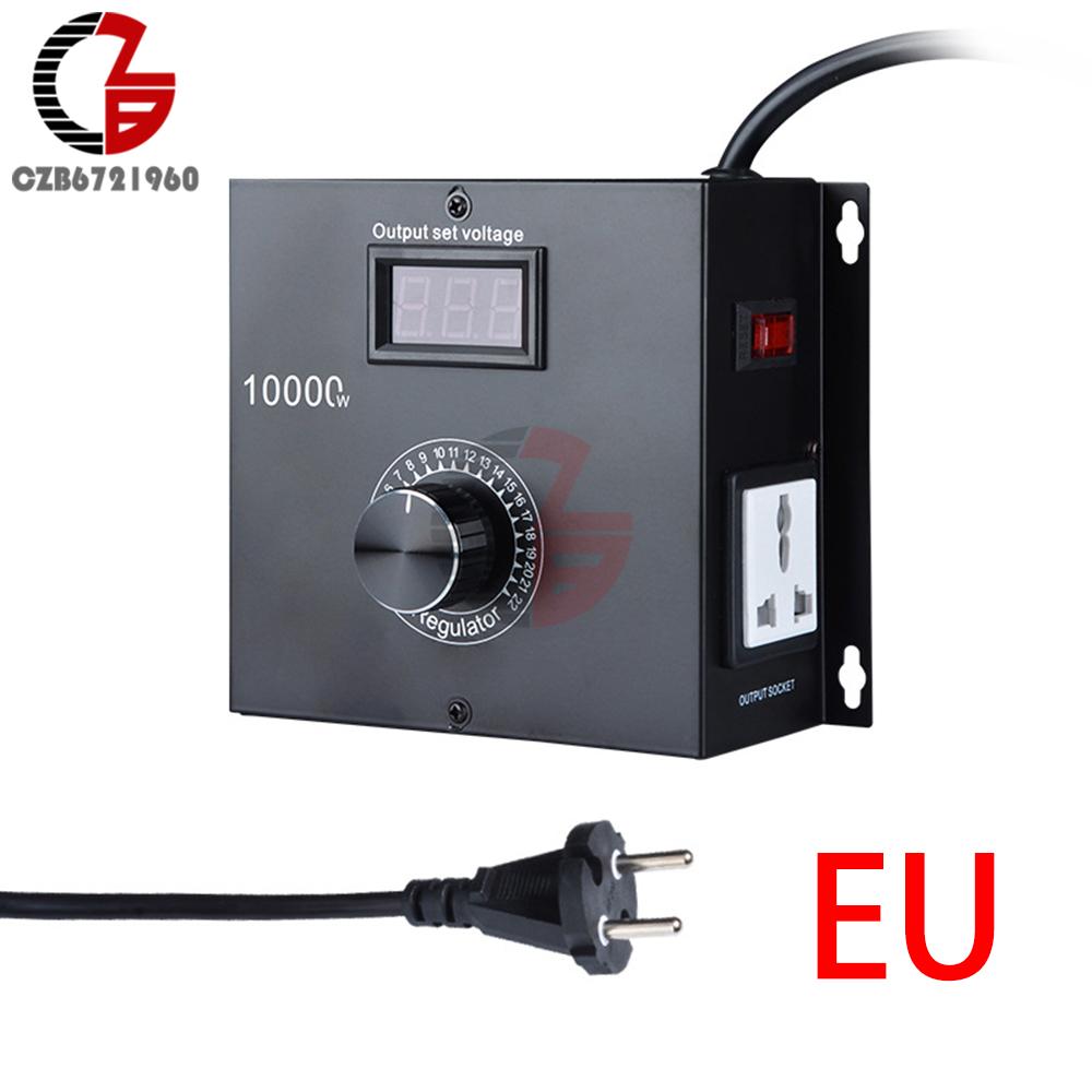 10000W AC 220V Electrical Voltage Regulator Controller Converter Regulator Transformer Variable Voltage dimmer Speed Controller