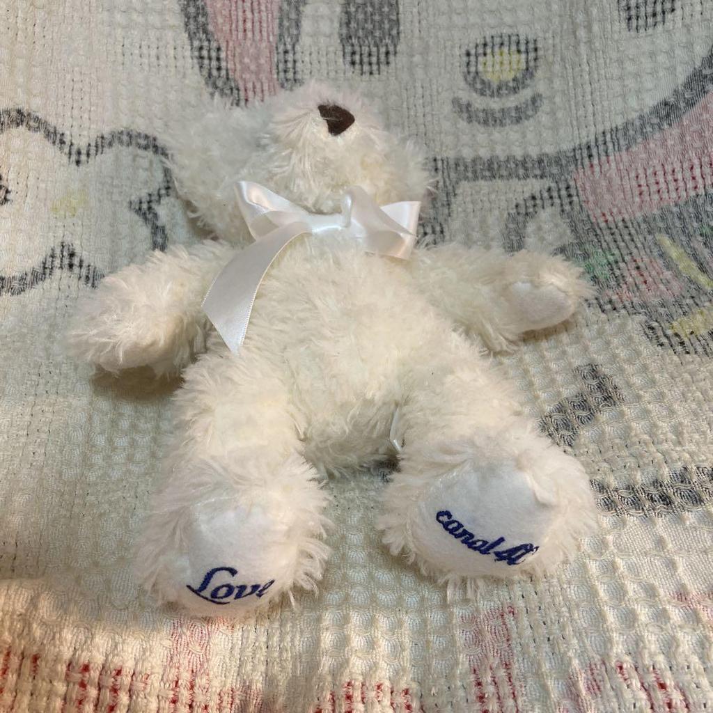 [Б/У] Б/у плюшевая игрушка мишка Тедди Canal 4℃ с музыкальной шкатулкой