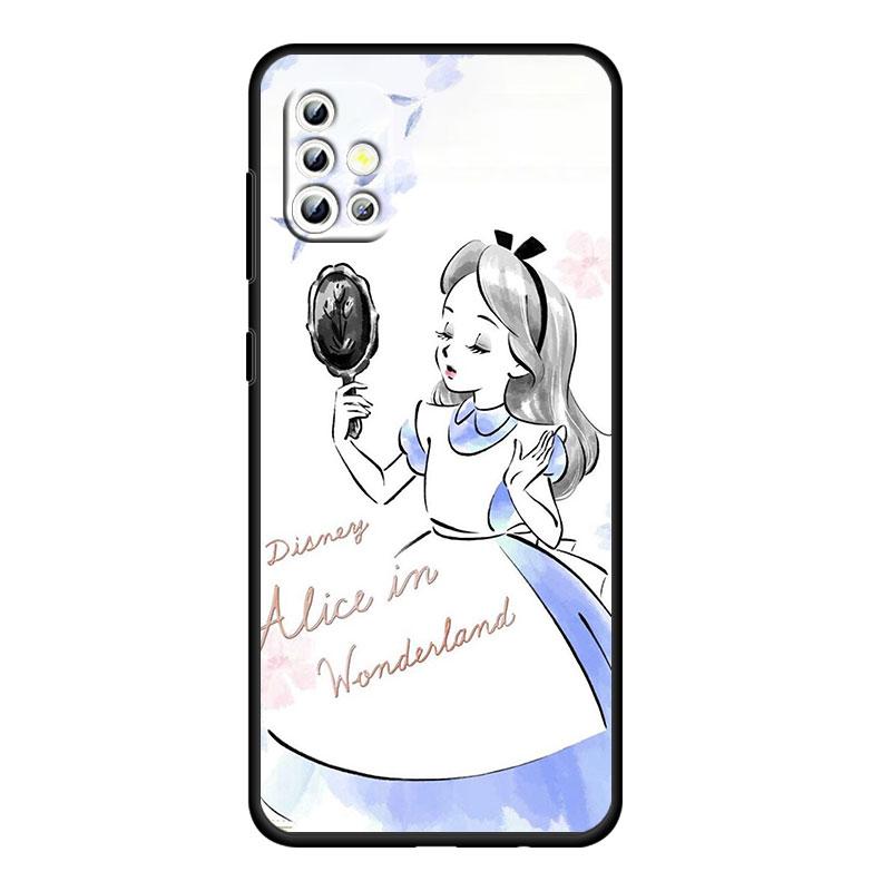 Мультфильм принцесса для Samsung Galaxy A73 A54 A52S A72 A71 A52 A51 A22 A32 A21S 4G 5G силиконовый мягкий черный чехол для телефона