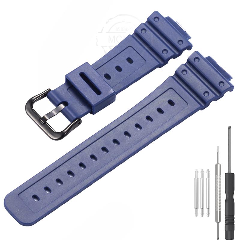 16-мм смоляной ремешок, подходящий для Casio DW-5900 DW-6900 5600E GW-M5610, браслет, пряжка-застежка, аксессуары