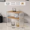 natural wood color 2-tier