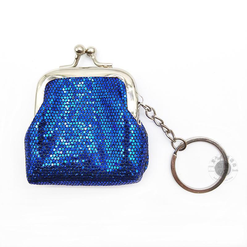 Женская дорожная сумка с брелоком и пайетками: Хранение монет, кабелей, косметики