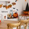 Pumpkin Ghost Halloween Candle Living Room Entrance Home Decor Wall Stickers