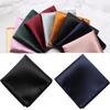 Elegant Square Handkerchief Solid Color Pocket Handkerchief Suit Towel Business Hankies Gift for Husband Dad Boyfriend