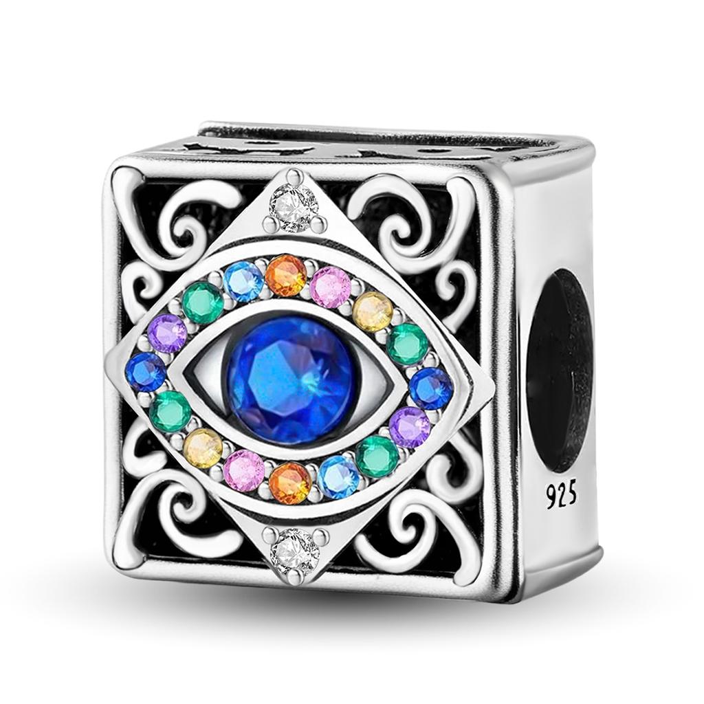 Медь Милый Слоник-Бабочка Синяя Серия Шармы Бусины Подходят для Оригинального Браслета Пангла Высокое Качество DIY Ювелирные Изделия