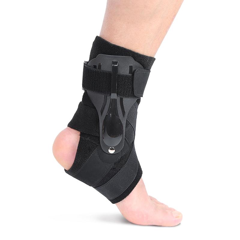 Sports Neoprene Compression Ankle Brace Men Women Outdoor Fitness Basketball Ankle Support Dual-Strut Stabilization Strap