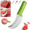Watermelon Slicer Cutter - Stainless Steel Melon Cutter -Watermelon Cutter Slicer Tool -Watermelon Cutting Fork - Multifunctional Fruit Fork
