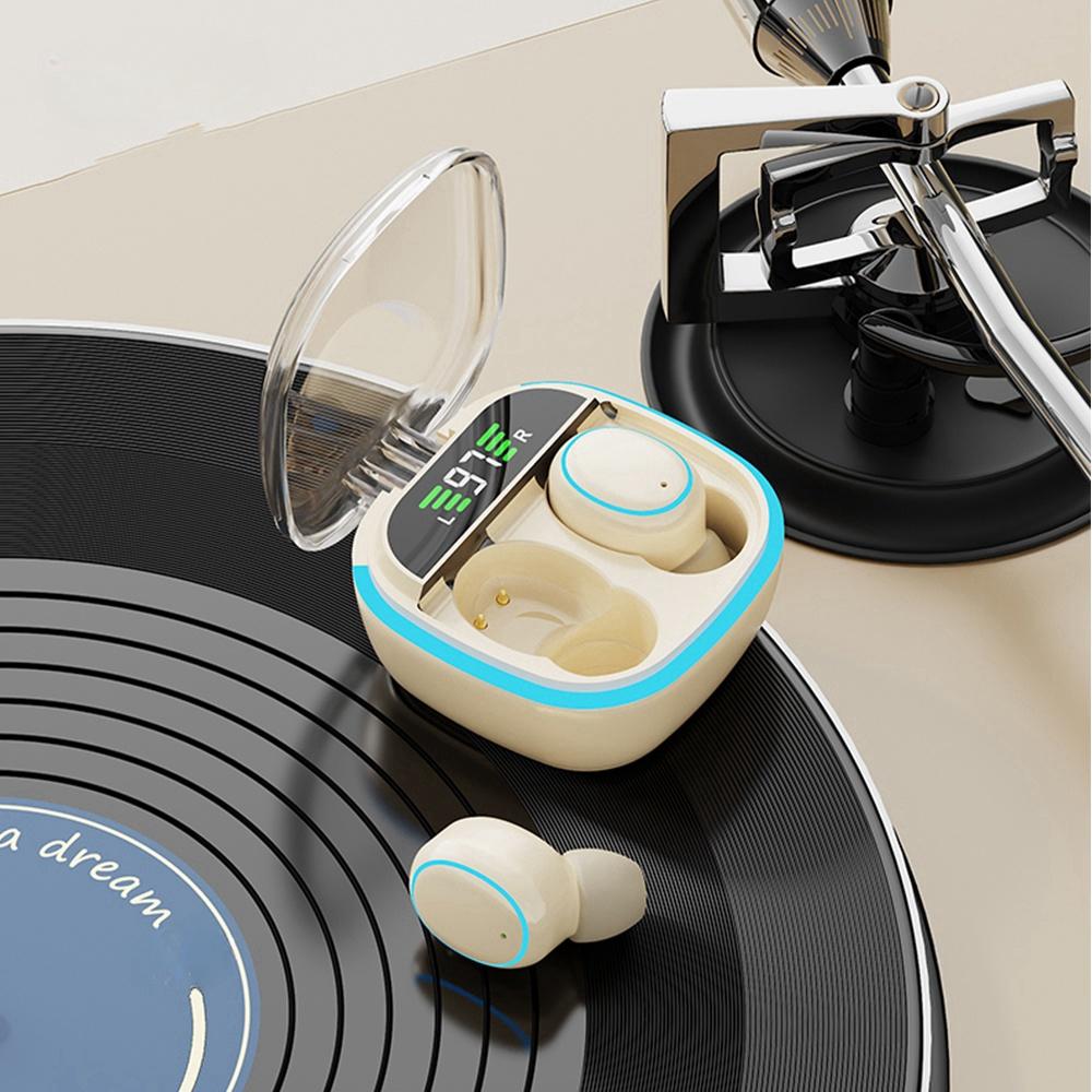 Беспроводная Bluetooth 5.4 Мини-гарнитура маленькие наушники-вкладыши для сна, работы, спорта, невидимые наушники HD HIFI бас-звук качественные наушники