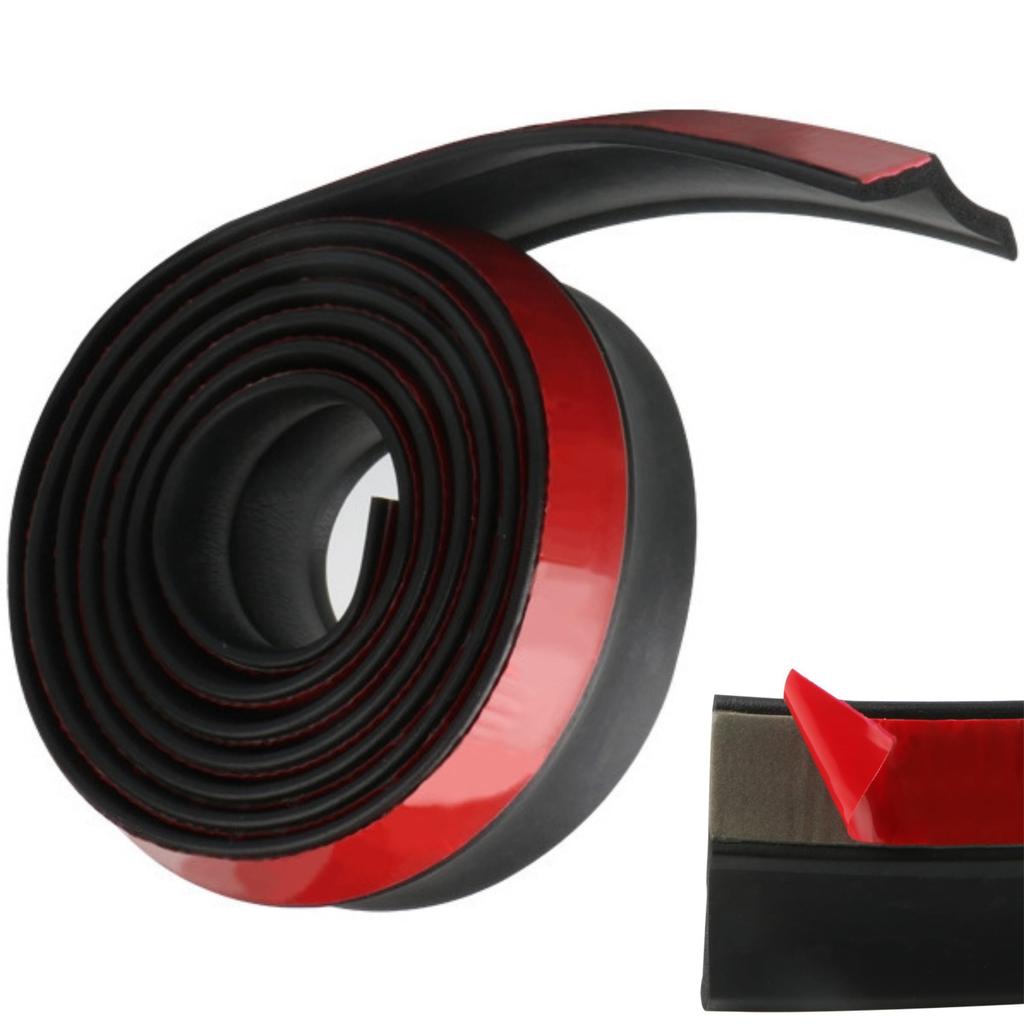 Under Lip Mall 8.2 Feet (2.5 M) Lip Spoiler EPDM Rubber Sponge Material for