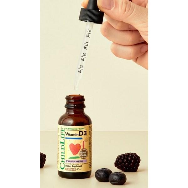 Childlife Витамин D3, 1 шт., 1 флакон, корейский основной продукт здорового питания