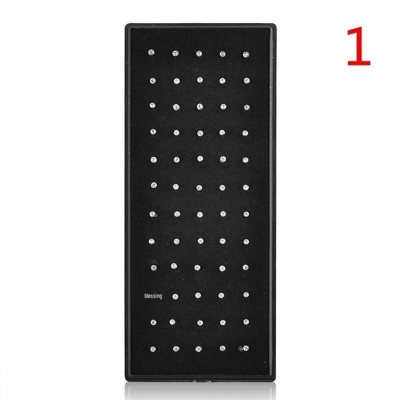 60 шт. 1,8 мм Стальные стразы Пирсинг для носа и хряща уха