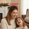 Праздничные очки для мероприятий 2 шт. Очки на Новый год 2027, Пластиковая блестящая оправа с цифрами, Цветные праздничные очки для вечеринок, Блестящие, Унисекс