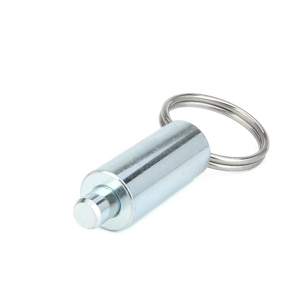 Factory Outlet Zinc-Plated Spring Pin Plunger Unthreaded Stainless/Carbon Steel Indexing Plungers With Pull Ring
