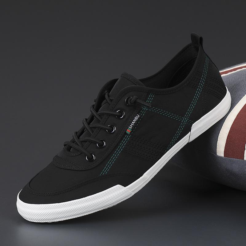 Новая весенняя мужская обувь Модная обувь Парусиновая обувь Корейский стиль Универсальная модная повседневная обувь Дышащая обувь для сноуборда