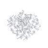 100 Pcs Durable Plastic Buttons Pins Clear Push Pins Stationery Supplies Drawing Pins Push Pins
