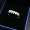 925 Sterling Silver Simple Ring Natural Opal Gemstone Fine Jewelry Opal Cut Ov 3*4mm 5 Pcs Stone Ring